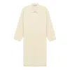 Essentials Spread-collar Buttoned Trench Coat In Neutral