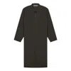 Essentials Fear Of God  Fw22 Long Coat 'off Black'