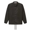 Essentials Fear Of God  Fw22 Nylon Coaches Jacket 'off Black'