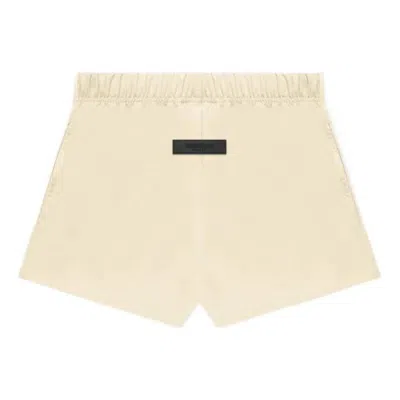 Essentials Fear Of God  Fw22 Nylon Running Shorts 'egg Shell' In Pink