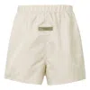 Essentials Fear Of God  Fw22 Nylon Running Shorts Egg Shell In Gray