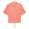 Essentials Fear Of God  Fw22 Nylon Shirt 'coral' In Pink