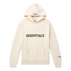 Essentials Fear Of God  Fw22 Pullover Hoodie 'buttercream' In Neutral