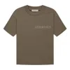 Essentials Fear Of God  Fw22 Short Sleeve Tee 'wood' In Brown