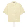 Essentials Fear Of God  Fw22 Ss Nylon Shirt 'canary'