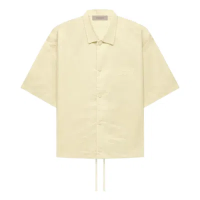 Essentials Fear Of God  Fw22 Ss Nylon Shirt 'canary'