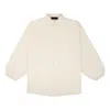 Essentials Fear Of God  Fw23 Button Down Shirt 'cloud Dancer' In Neutral