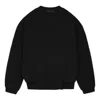 Essentials Fear Of God  Fw23 Crewneck 'jet Black' In Animal Print