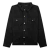 Essentials Fear Of God  Fw23 Denim Jacket 'jet Black'