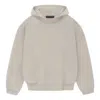 Essentials Fear Of God  Fw23 Hoodie 'silver Cloud' In Neutral