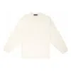 Essentials Fear Of God  Fw23 Long Sleeve Tee 'cloud Dancer' In Neutral
