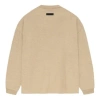 Essentials Fear Of God  Fw23 Long Sleeve Tee 'gold Heather'