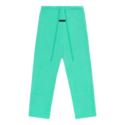 Essentials Fear Of God  Fw23 Polar Fleece Pants 'mint Leaf' In Green