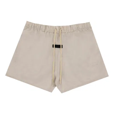 Essentials Fear Of God  Fw23 Running Short 'silver Cloud' In Neutral