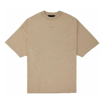 Essentials Fear Of God  Fw23 Tee 'gold Heather' In Neutral