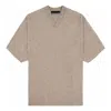 Essentials Fear Of God  Fw23 V-neck T-shirt 'core Heather'