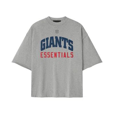 Pre-owned Essentials Fear Of God  Giants 90s 3/4 Sleeve Tee 'concrete Heather' | Grey | Men's Size Xl In Gray