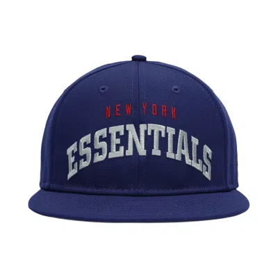 Pre-owned Essentials Fear Of God  Giants 9fifty Rc Snapback 'dk Blue' | Men's Size Onesize