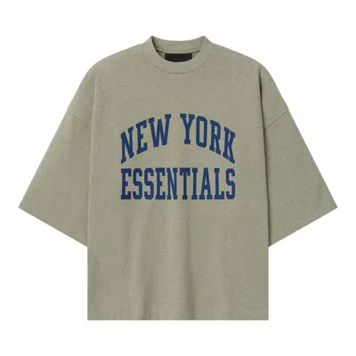 Pre-owned Essentials Fear Of God  Giants Merch Tee 'seal Heather' | Grey | Men's Size Xxl