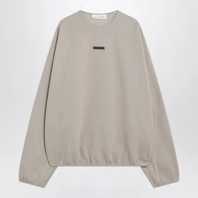ESSENTIALS FEAR OF GOD ESSENTIALS GREIGE BRUSHED COTTON SWEATSHIRT