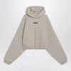 Essentials Fear Of God  Greige Brushed Cotton Sweatshirt In Gray