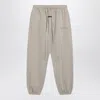 Essentials Fear Of God  Greige Cotton-blend Joggers In Gray