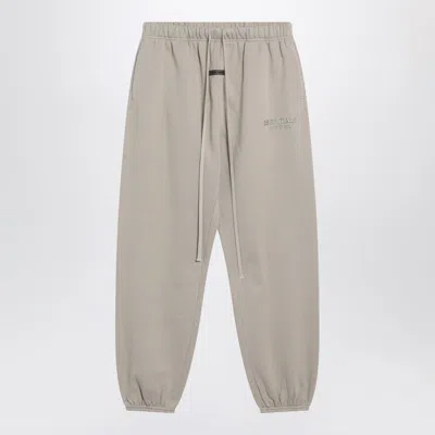 Essentials Fear Of God  Greige Cotton-blend Joggers In Gray