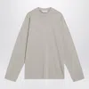 Essentials Fear Of God   Greige Cotton-blend Top In Gray