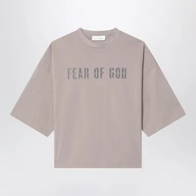 Essentials Fear Of God  Greige Merch Cotton T-shirt In Multi