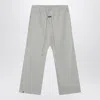 Essentials Embroidered Drawstring Trousers In Gray
