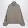 Essentials Fear Of God  Grey Brushed Cotton Sweatshirt In Brown