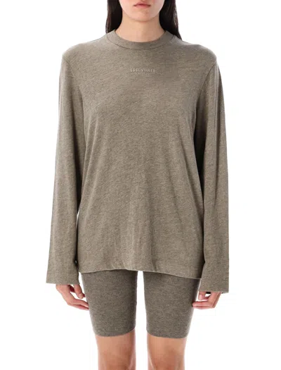 Essentials Fear Of God   Grey Cotton-blend Top In Gray