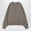 Essentials Fear Of God  Grey Fleece Cotton Sweatshirt With Logo In Gray