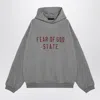 Essentials Grey Crewneck Sweatshirt With Logo