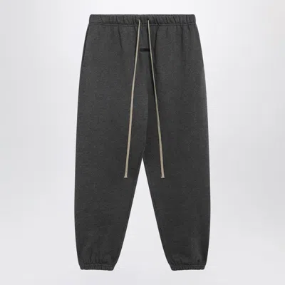 Essentials Fear Of God  Grey Jogging Pants In Black