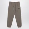 Essentials Fear Of God  Grey Jogging Pants With Logo In Gray