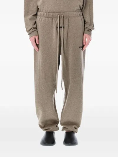 Essentials Fear Of God   Grey Jogging Pants With Logo