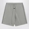 Essentials Fear Of God  Grey Shorts With Contrasting Trims In Gray