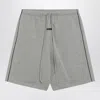 Essentials Fear Of God  Grey Shorts With Contrasting Trims In Gray
