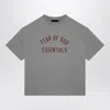 Essentials Fear Of God  Grey T-shirt With Logo