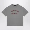 Essentials Fear Of God  Grey T-shirt With Logo