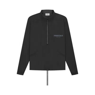 Pre-owned Essentials Fear Of God  Half-zip Jacket 'black'