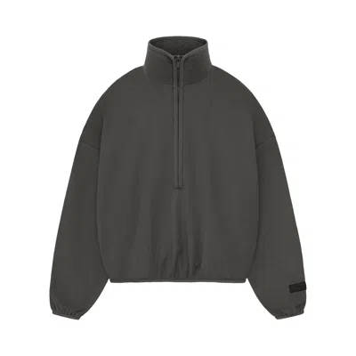 Pre-owned Essentials Fear Of God  Half Zip Mockneck 'ink' | Black | Women's Size L