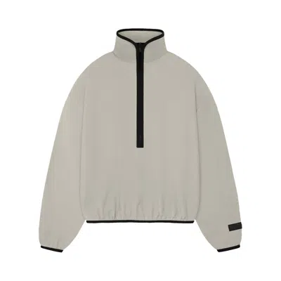 Pre-owned Essentials Fear Of God  Half Zip Mockneck 'seal' | Grey | Women's Size Xl