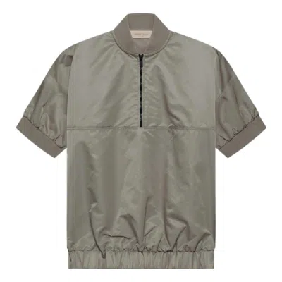Essentials Fear Of God  Half Zip Pullover 'deser Taupe'