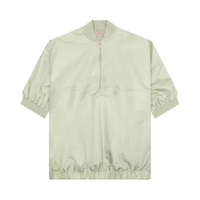 Pre-owned Essentials Fear Of God  Half Zip Pullover 'seafoam' In Green