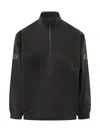 Essentials Half Zip Track Jacket In Black