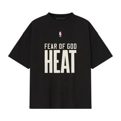 Pre-owned Essentials Fear Of God  Heat 90s Tee 'vintage Black' | Men's Size L