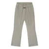 Essentials Embroidered Drawstring Trousers In Gray