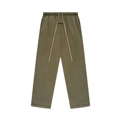 Pre-owned Essentials Fear Of God  Heavy Fleece Relaxed Sweatpant 'military' | Green | Men's Size Xxs